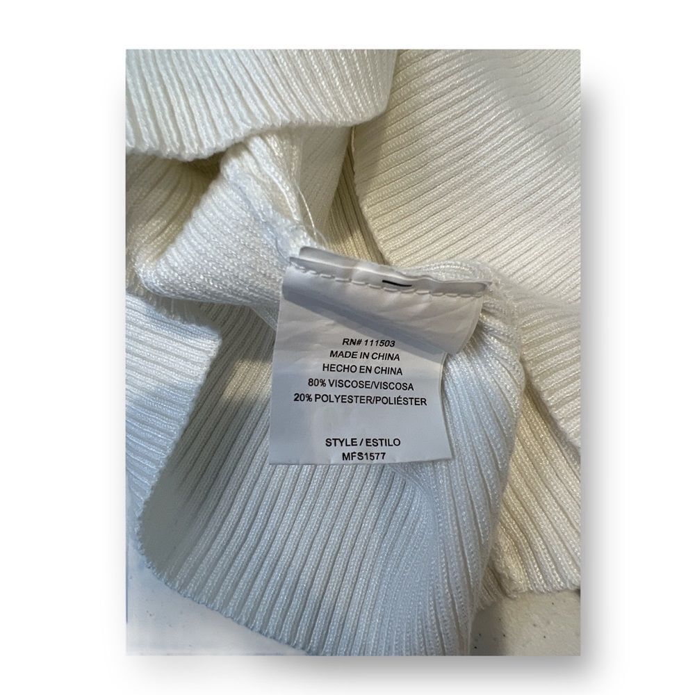 Twine And String Ribbed Crop Top Size Extra Large - Picture 4 of 6